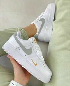 Nike Air Force White Light Silver - LOSTRES