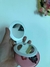 Espejo de mano de cuerina (llavero)