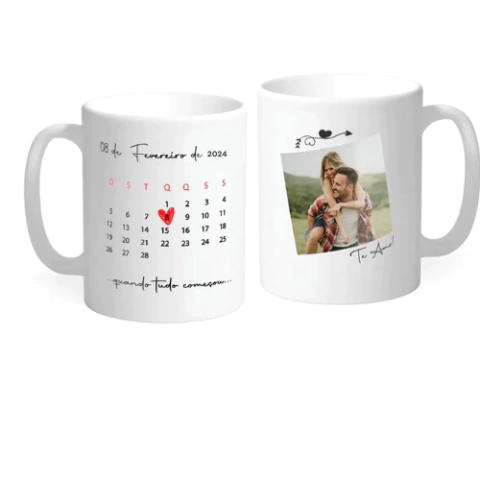 Caneca porcelana 325 ml Personalizada - comprar online