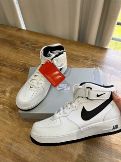 NIKE AIR FORCE MID 07 BLACK AND WHITE - comprar online