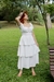 Vestido Lírio Manga Curta - Off White - Floresço | Loja Oficial