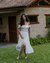 Vestido Midi Hortência Off-White