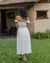 Vestido Midi Hortência Off-White - loja online