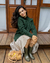 Cardigan Tricot Verde Militar - comprar online