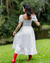 Vestido Midi Camélia - Branco - Floresço | Loja Oficial