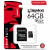 Cartão de Memória MicroSDHC 64GB Kingston, Uso Industrial, 100MB/s, Classe 10 A1 pSLC, Preto - SDCIT2/64GB
