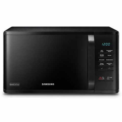 Micro-ondas Samsung 23L, 800W, Quick Defrost, Preto - MS23K3513AK
