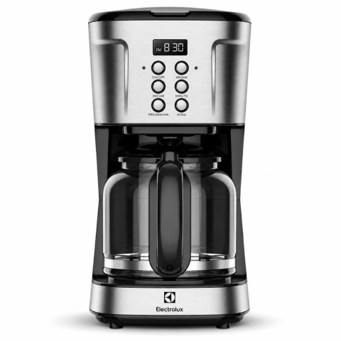 Cafeteira Electrolux Experience Digital, 38 Xícaras, 1,5L, 900W, Timer Programável, Aroma Configurável, Inox - ECM30