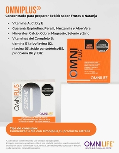 OMNIPLUS FRUTAS EVOLUCION caja x 30 sobres - Nutricion&Salud