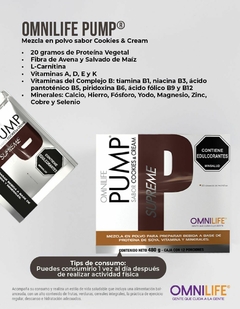 OMNILIFE PUMP SUPREME CAJA X 12 SOBRES - Nutricion&Salud