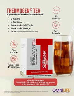 THERMOGEN TEA MARACUYA SUPREME caja x 30 sobres - Nutricion&Salud