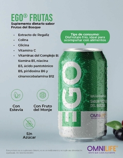 EGO FRUTAS DEL BOSQUE EVOLUCION SIX PACK LATA X 355 ML - Nutricion&Salud