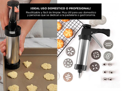Máquina Galletas Decoración Repostería Reforzada con accesorios - comprar online