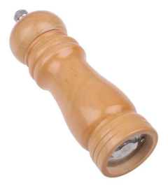 Molinillo Pimentero Pimienta 20cm Molino Granos Madera Sal - estoycomprando