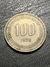 Coreia do Sul 100 wons anos 70