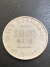 Brasil 2000 réis 1911 prata 32,5mm