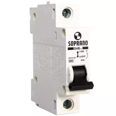 DISJUNTOR SOPRANO DIN UNIPOLAR 16A C