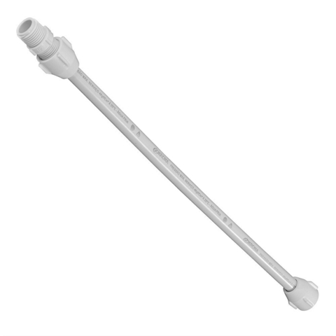 ENGATE FLEXIVEL PVC BRANCO CORRPLASTIK 40CM