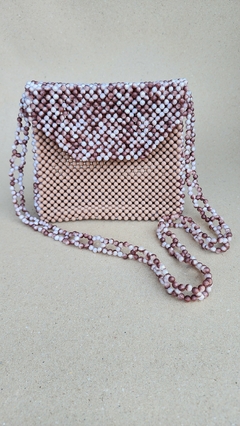 Bolsa em Miçangas Rose