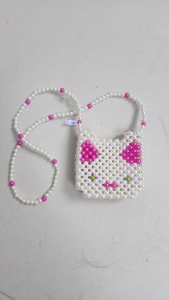 Bolsa Artesanal Gatinha em miçangas na internet