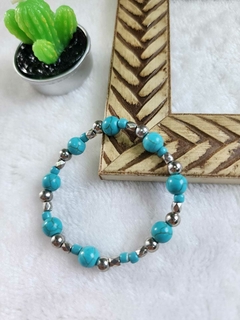 Pulseira em Pedra Natural Turquesa