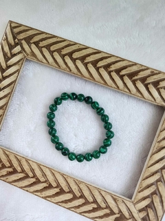 Pulseira Pedra Natural Malaquita Verde na internet