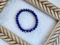 Noite Estrelada: Pulseira em Cristal Azul Escuro na internet