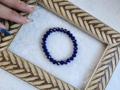 Noite Estrelada: Pulseira em Cristal Azul Escuro - comprar online