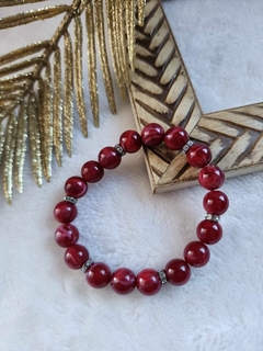 Pulseira em Resina Goiaba Radiante