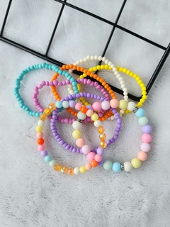 Pulseiras Conjunto Candy Color