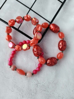 Trio Pulseiras Red: Paixão em Diversidade