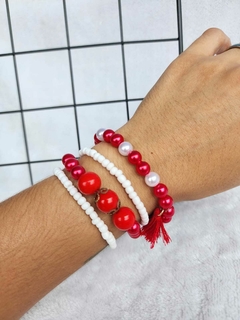 Quarteto Pulseiras Red - comprar online