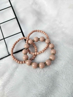Trio Delicado em Tom de Rosa: Detalhes que Encantam