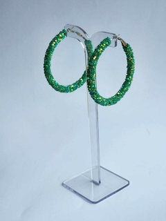 Brinco de Argola com Toque de Brilho