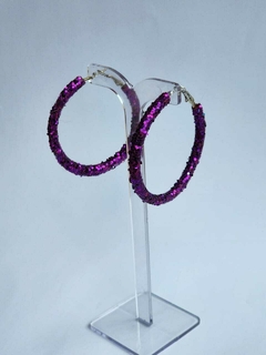 Brinco de Argola com Toque de Brilho - loja online