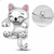Berloque Charms Separador Gato Prata 925