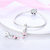 Berloque Pingente Charms Bailarina Rosa Balé Prata 925 - comprar online
