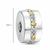 Berloque Charms Clipe Zircônias Luxo Prata 925 - comprar online