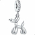 Berloque Pingente Poodle Balão Prata 925