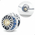 Berloque Charms Separador Sol Lua Estrelas Prata 925 - Difinity