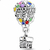 Berloque Charms Pingente Balão Adventure Prata 925