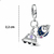 Berloque Charms Pingente Nave Espacial Prata 925 - loja online