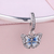 Berloque Charms Pingente Borboleta Encanto Azul Prata 925 - comprar online