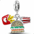 Berloque Charms Pingente Lanche Hamburguer Prata 925