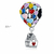 Berloque Charms Pingente Casa Balão Colorido Prata 925 - Difinity