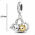 Berloque Charms Pingente Cão e Gato Pet Love Prata 925 - loja online