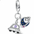 Berloque Charms Pingente Nave Espacial Prata 925