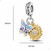 Berloque Charms Pingente Sorte Girassol Borboleta Prata 925 - loja online