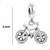 Berloque Pingente Bicicleta Bike Ciclista Prata 925 - loja online