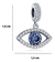 Berloque Charms Pingente Olho Grego Prata 925 - comprar online